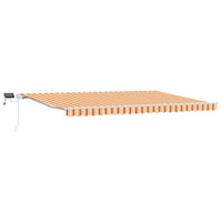 Tenda Retrattile con giallo e arancione 500 ×350 cm Tessuto 3331486