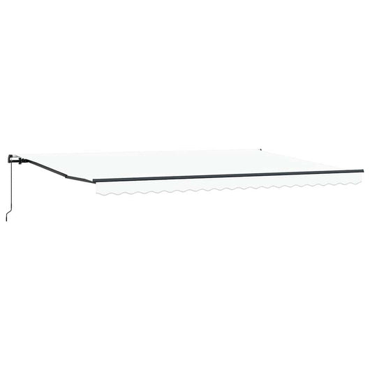 Tenda Retrattile Bianco 500 × 350 cm Tessuto 3331537