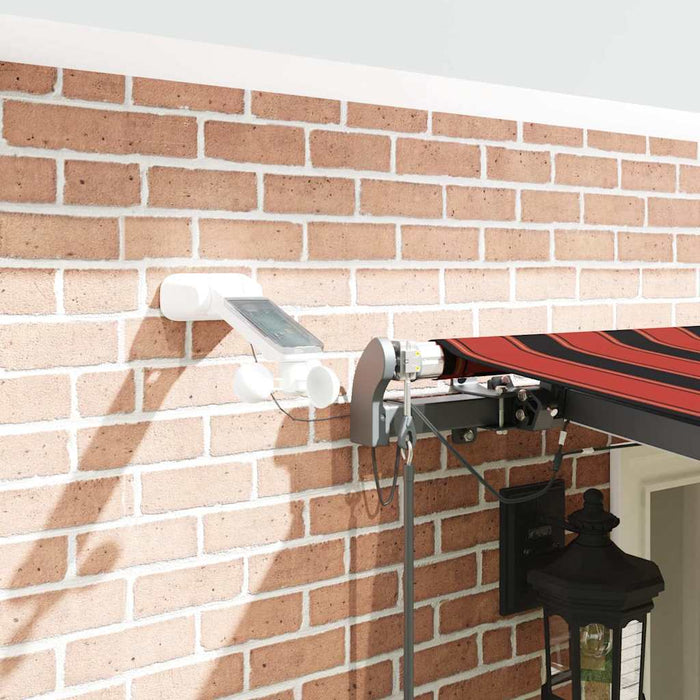 Tenda Retrattile con arancione e marrone 600 × 300 cm Tessuto 3331596