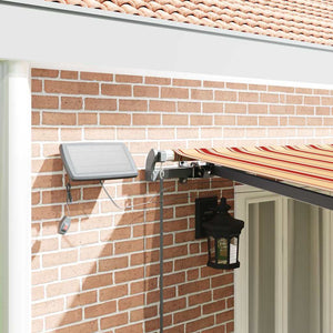 Tenda Retrattile giallo e arancione 600 ×300 cm Tessuto 3331602