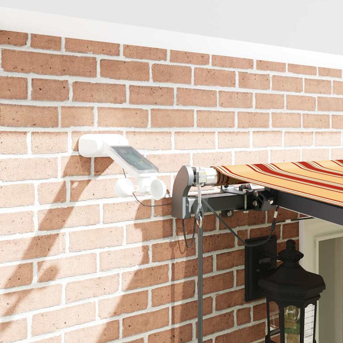 Tenda Retrattile con giallo e arancione 600 × 300 cm Tessuto 3331604