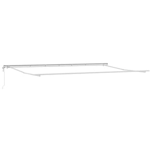 Tenda Retrattile Rosso e bianco 600 × 300 cm Rosso e bianco 3331607