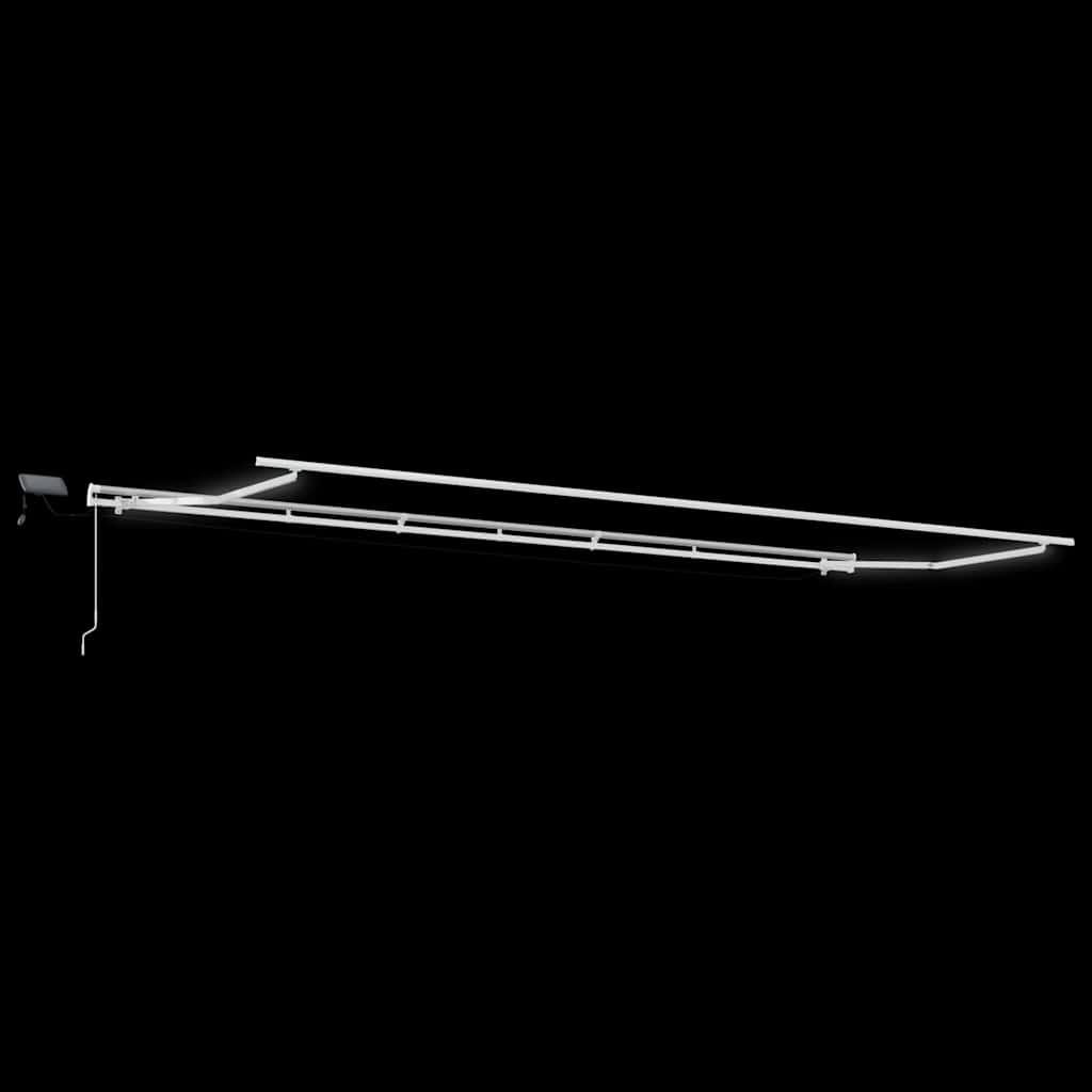 Tenda Retrattile con arancione e marrone 600 ×350 cm Tessuto 3331702