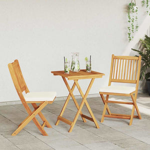 Set Bistro da Giardino 3 pcs Marrone legno massello di acacia 42000951