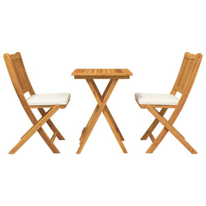 Set Bistro da Giardino 3 pcs Marrone legno massello di acacia 42000951