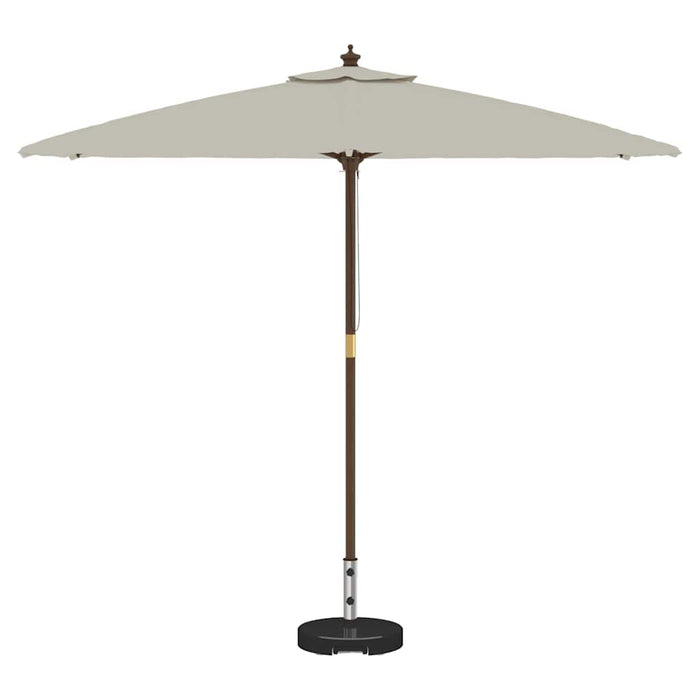 Base per ombrellone a ruote  con maniglia, in granito nero rotonda da 29 kg 42002811