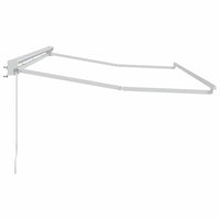 Tenda Manuale Bianco 4 x 2 m Alluminio, Tessuto 42002525