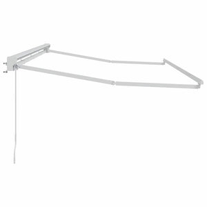 Tenda Manuale Bianco 4 x 2 m Alluminio, Tessuto 42002525