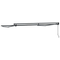 Tenda Manuale Antracite 3,5 x 2,5 m Alluminio 42002527