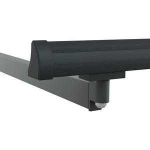 Tenda da Sole Manuale Antracite 4 × 3 m Alluminio & Poliestere 42002528