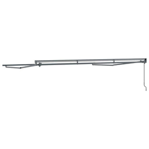 Tenda da Sole Manuale Antracite 4 × 3 m Alluminio & Poliestere 42002528