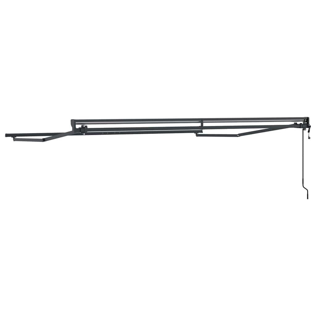 Tenda Elettrica Antracite 3,5 x 2,5 m Poliestere & Alluminio 42002536