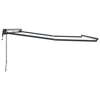 Tenda Elettrica Antracite 3,5 x 2,5 m Poliestere & Alluminio 42002536