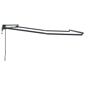 Tenda Elettrica Antracite 3,5 x 2,5 m Poliestere & Alluminio 42002536