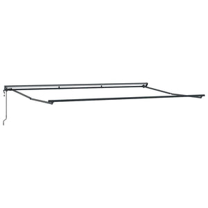 Tenda Elettrica Antracite 5 x 3 m Alluminio & Poliestere 42002539