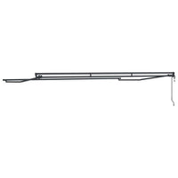 Tenda Elettrica Antracite 5 x 3 m Alluminio & Poliestere 42002539