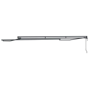 Tenda Elettrica Antracite 5 x 3 m Alluminio & Poliestere 42002539