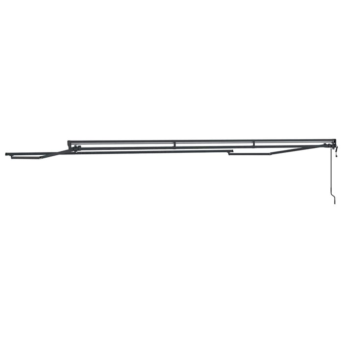 Tenda Elettrica Antracite 5 x 3 m Alluminio & Poliestere 42002539