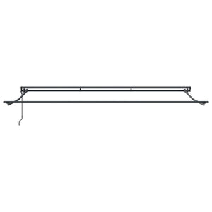 Tenda Elettrica Antracite 5 x 3 m Alluminio & Poliestere 42002539