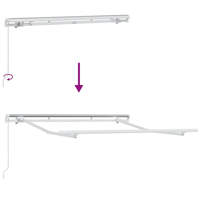 Struttura della tenda Bianco 2.5 x 2 m Metallo 42002540