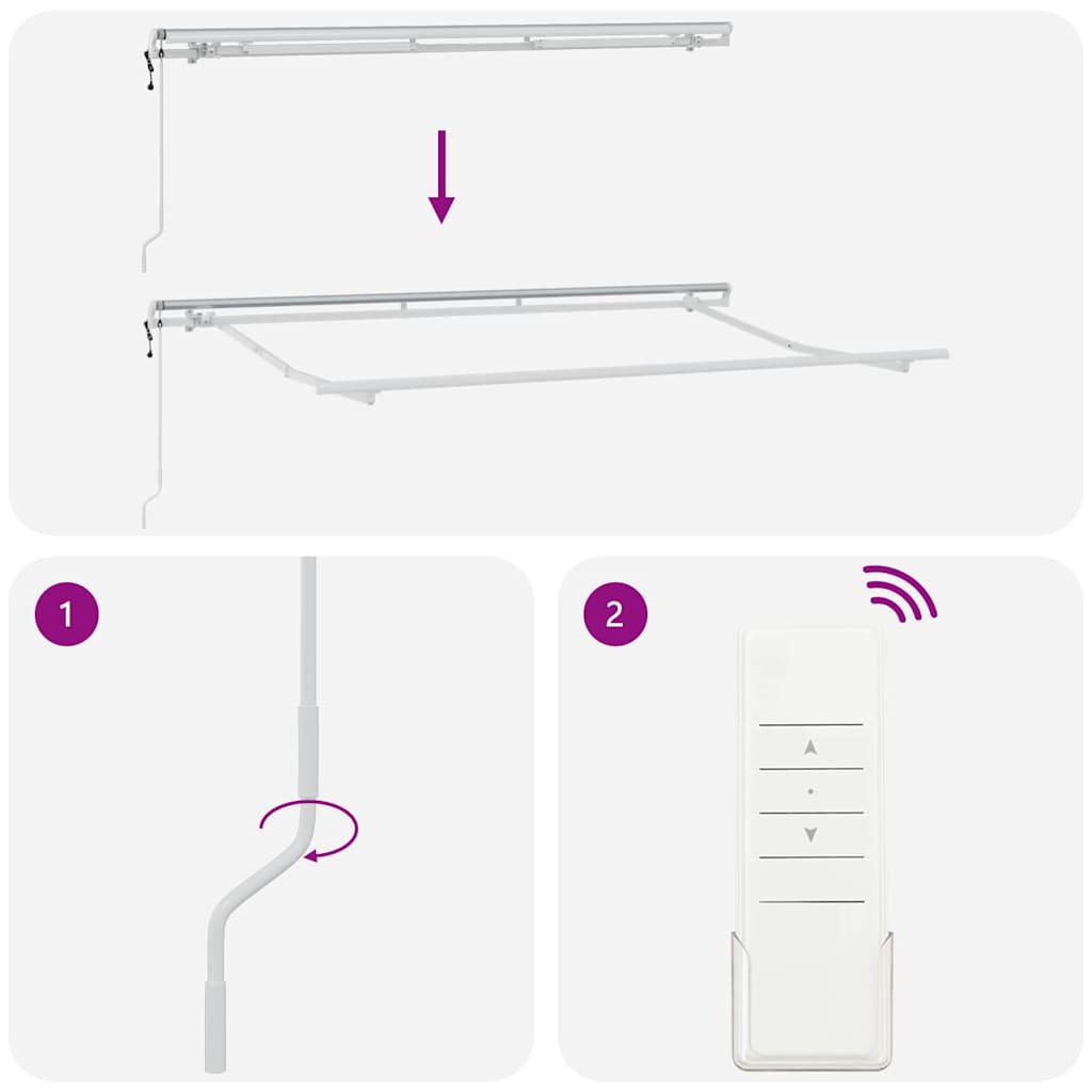 Struttura della tenda Bianco 3.5 x 2 m Metallo 42002550