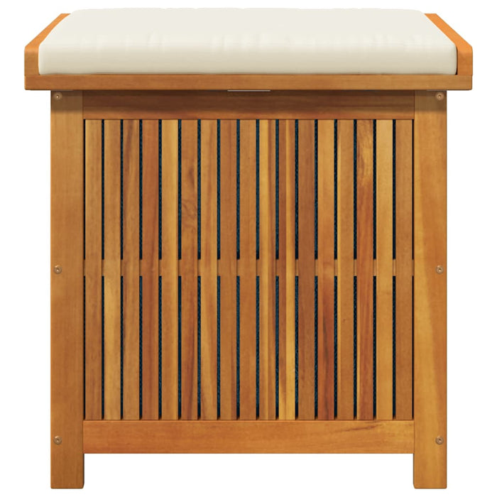 Scatola Cuscini da Esterno 60x50x61 cm Legno Massello Acacia