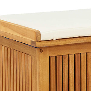 vidaXL Scatola Cuscini da Esterno 113x50x60,5 cm Legno Massello Acacia
