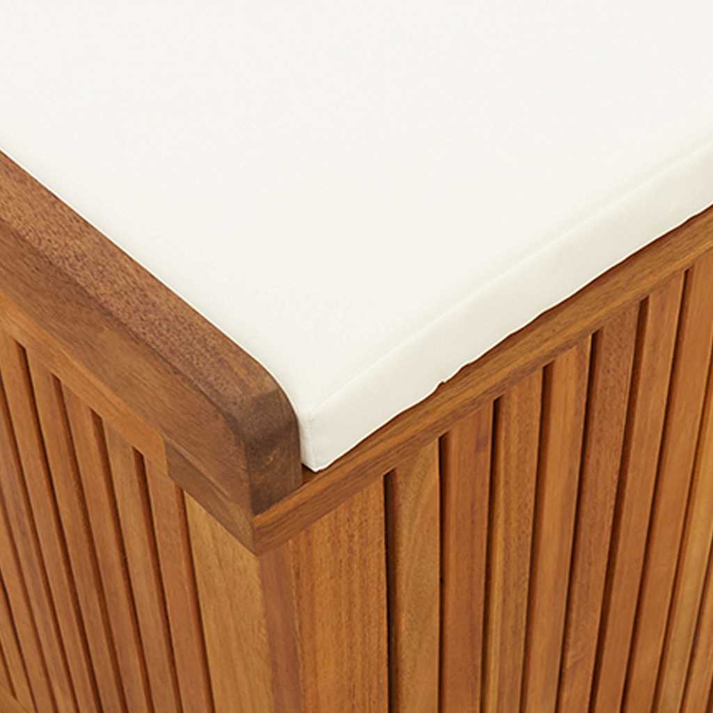 vidaXL Scatola Cuscini da Esterno 150x50x60,5 cm Legno Massello Acacia