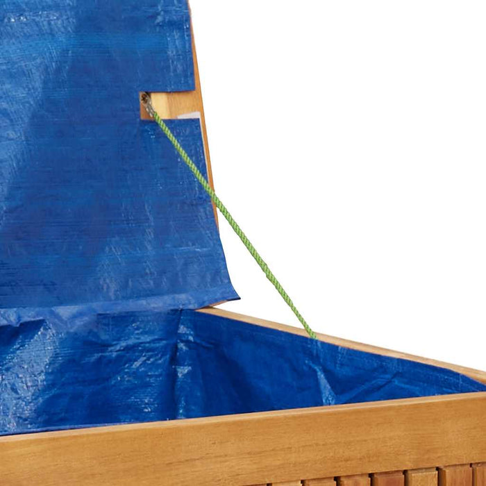 vidaXL Scatola Cuscini da Esterno 60x50x61 cm Legno Massello Acacia