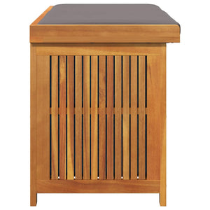 Scatola Cuscini da Esterno 113x50x60,5 cm Legno Massello Acacia