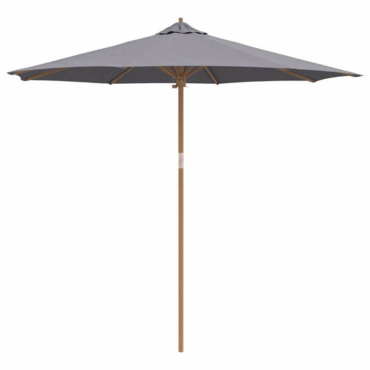 Ombrello da giardino Grigio scuro 270 x 270 x 260 cm Bambù 4108088