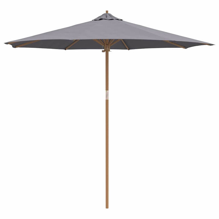Ombrello da giardino Grigio scuro 270 x 270 x 260 cm Bambù 4108088