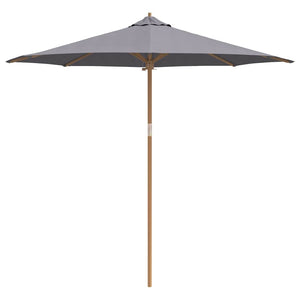 Ombrello da giardino Grigio scuro 270 x 270 x 260 cm Bambù 4108088