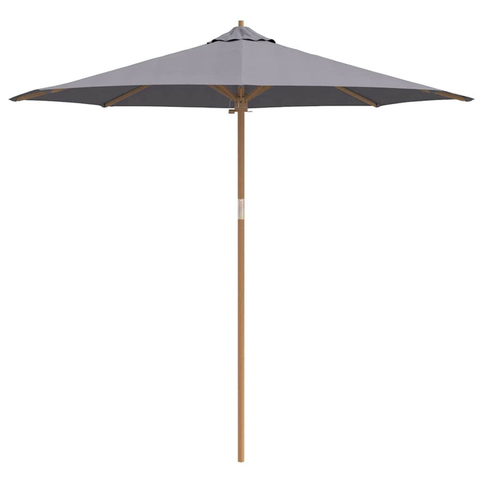 Ombrello da giardino Grigio scuro 270 x 270 x 260 cm Bambù 4108088