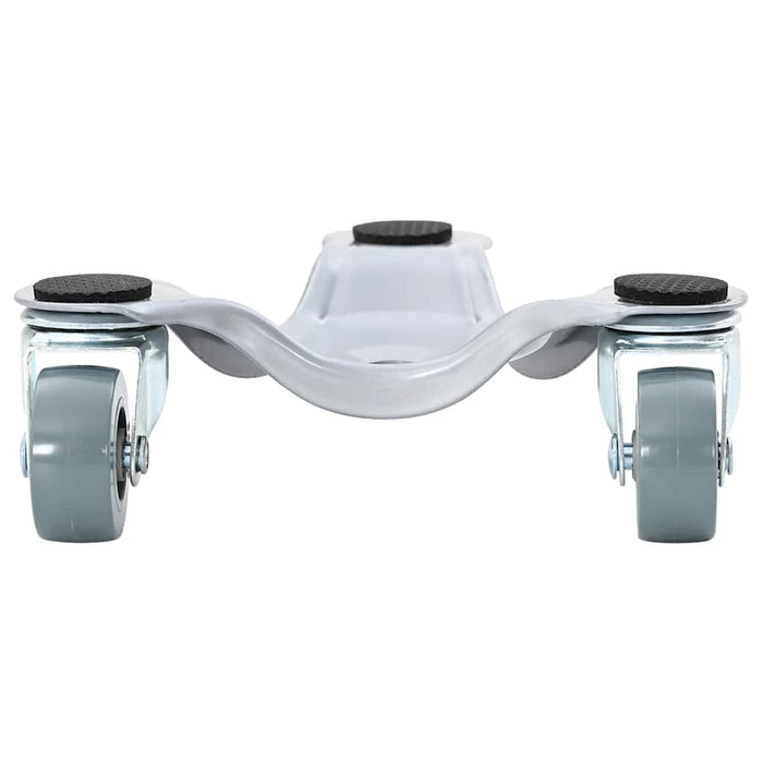 Ruote per mobili 4 pz 16x14,5x5,5 cm Acciaio 180 kg