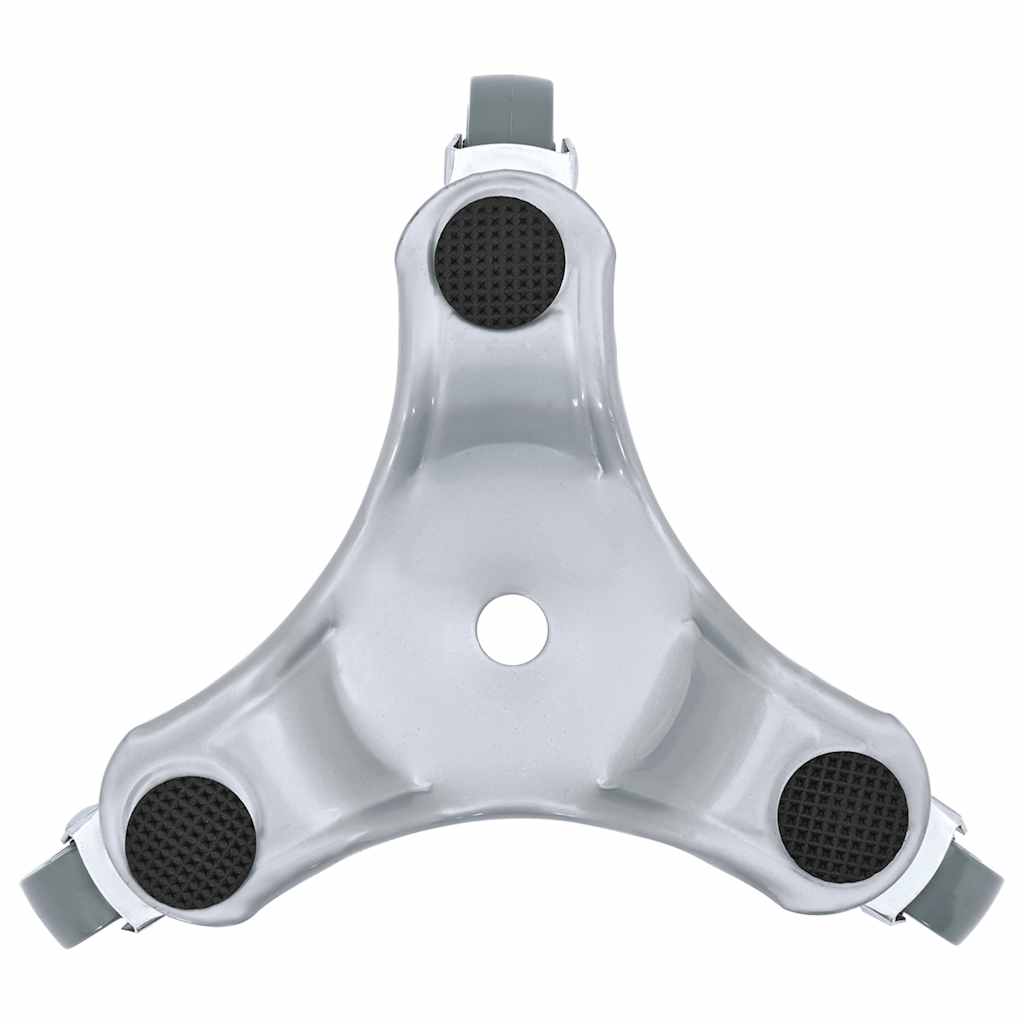 Ruote per mobili 4 pz 16x14,5x5,5 cm Acciaio 180 kg 42002556