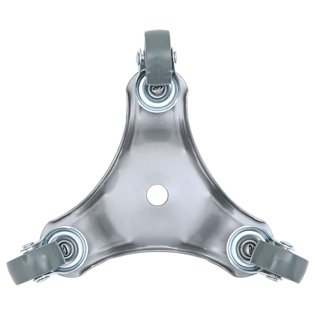 Ruote per mobili 4 pz 16x14,5x5,5 cm Acciaio 180 kg 42002556