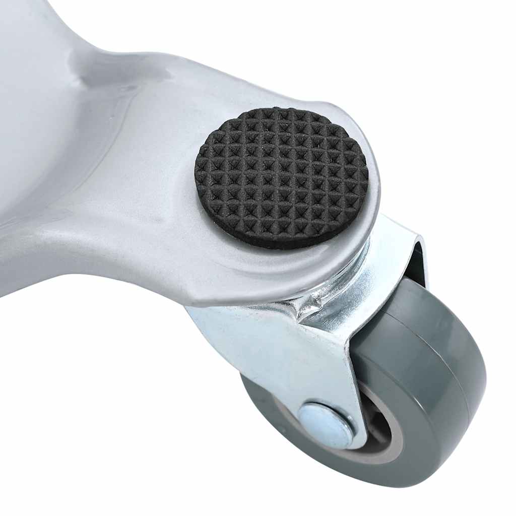 Ruote per mobili 4 pz 16x14,5x5,5 cm Acciaio 180 kg