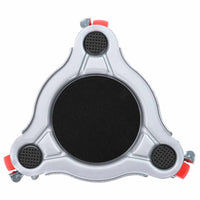 Ruote per mobili 4 pz con sollevatore 14,5x13,5x4 cm Acciaio 400 kg 42002557