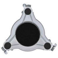 vidaXL Ruote per mobili 4 pz con sollevatore 19x17,5x6 cm Acciaio 1000 kg