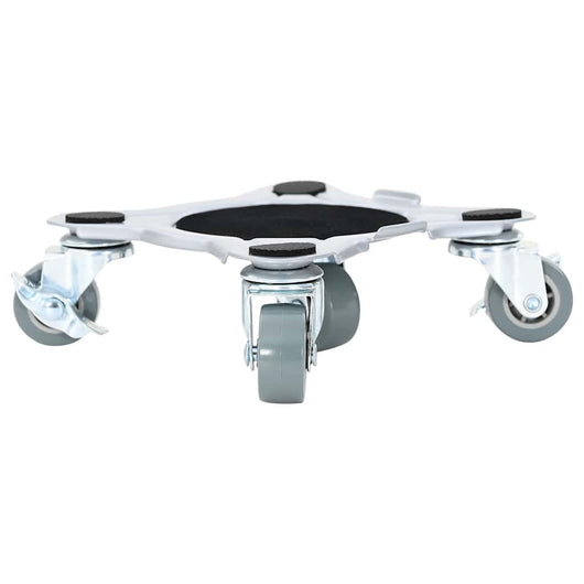 Ruote per mobili 4 pz con sollevatore 15,5x15,5x5,5 cm Acciaio 1000 kg 42002559