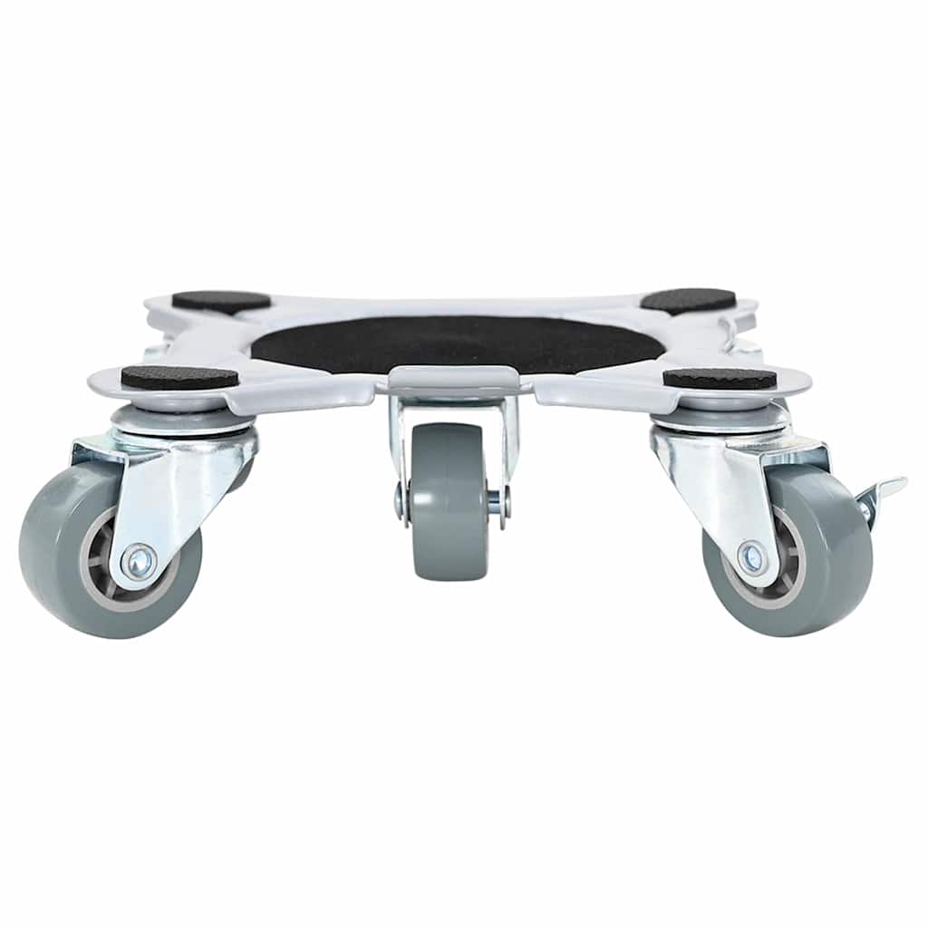 Ruote per mobili 4 pz con sollevatore 15,5x15,5x5,5 cm Acciaio 1000 kg 42002559