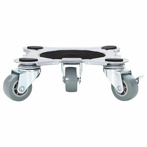 Ruote per mobili 4 pz con sollevatore 15,5x15,5x5,5 cm Acciaio 1000 kg 42002559