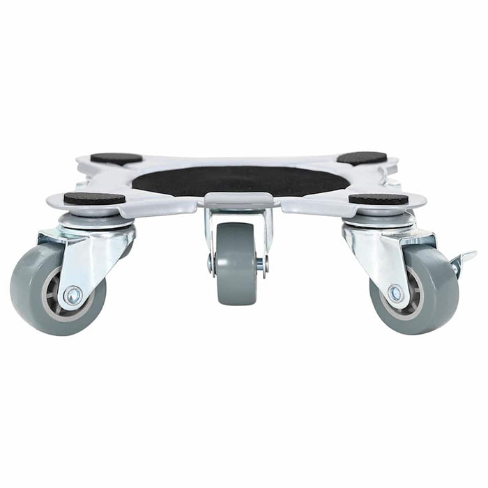 Ruote per mobili 4 pz con sollevatore 15,5x15,5x5,5 cm Acciaio 1000 kg 42002559