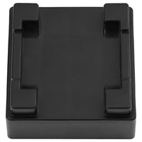Ruote per mobili 4 pz con sollevatore Nero 13,5x13,5x4,2 cm 300 kg