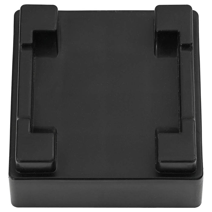 Ruote per mobili 4 pz con sollevatore Nero 13,5x13,5x4,2 cm 300 kg