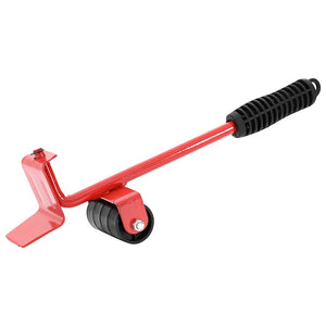 Ruote per mobili 8 pz con sollevatori Rosso 9,8x7,5x3 cm 150 kg 42002563