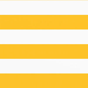 Paravento per Balcone Striscia Gialla e Bianca 75x1000 cm 42002041