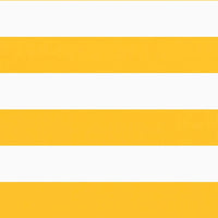 Paravento per Balcone Striscia Gialla e Bianca 120x700 cm 42002045