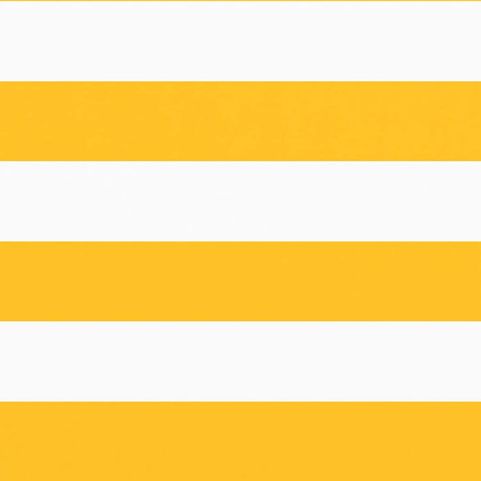 Paravento per Balcone Striscia Gialla e Bianca 120x1000 cm